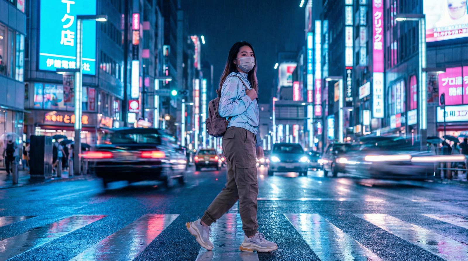 偷拍城市夜景视频